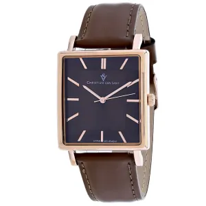 Christian Van Sant Men's Ace Brown Dial Watch - CV0435