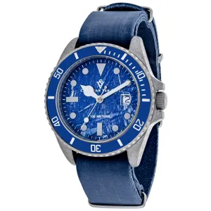 Christian Van Sant Men's Montego Vintage Blue Dial Watch - CV5203B