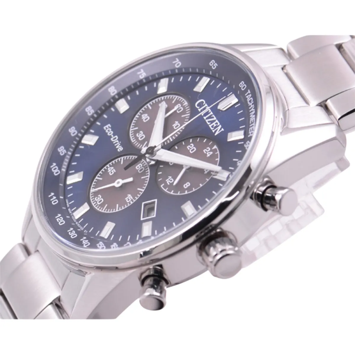Citizen Collection AT2390-58L AT2390 AT2390-58 Eco-Drive Blue Dial Chronograph Watch
