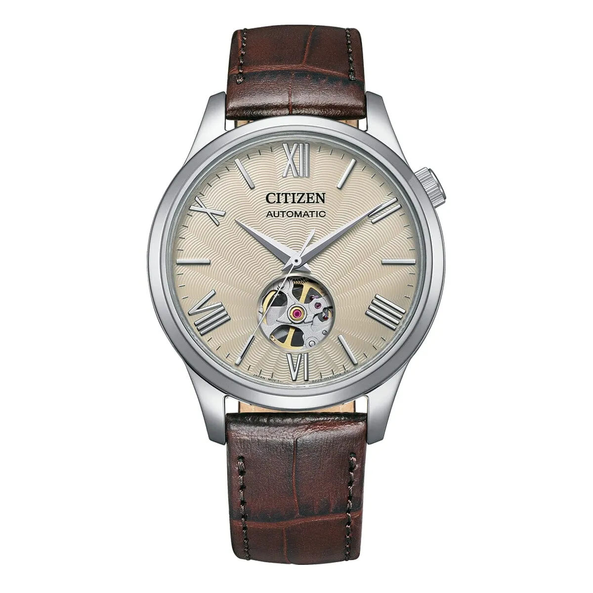 Citizen Dress NH9130-17A Silver and Brown Men's Watch