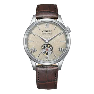Citizen Dress NH9130-17A Silver and Brown Men's Watch