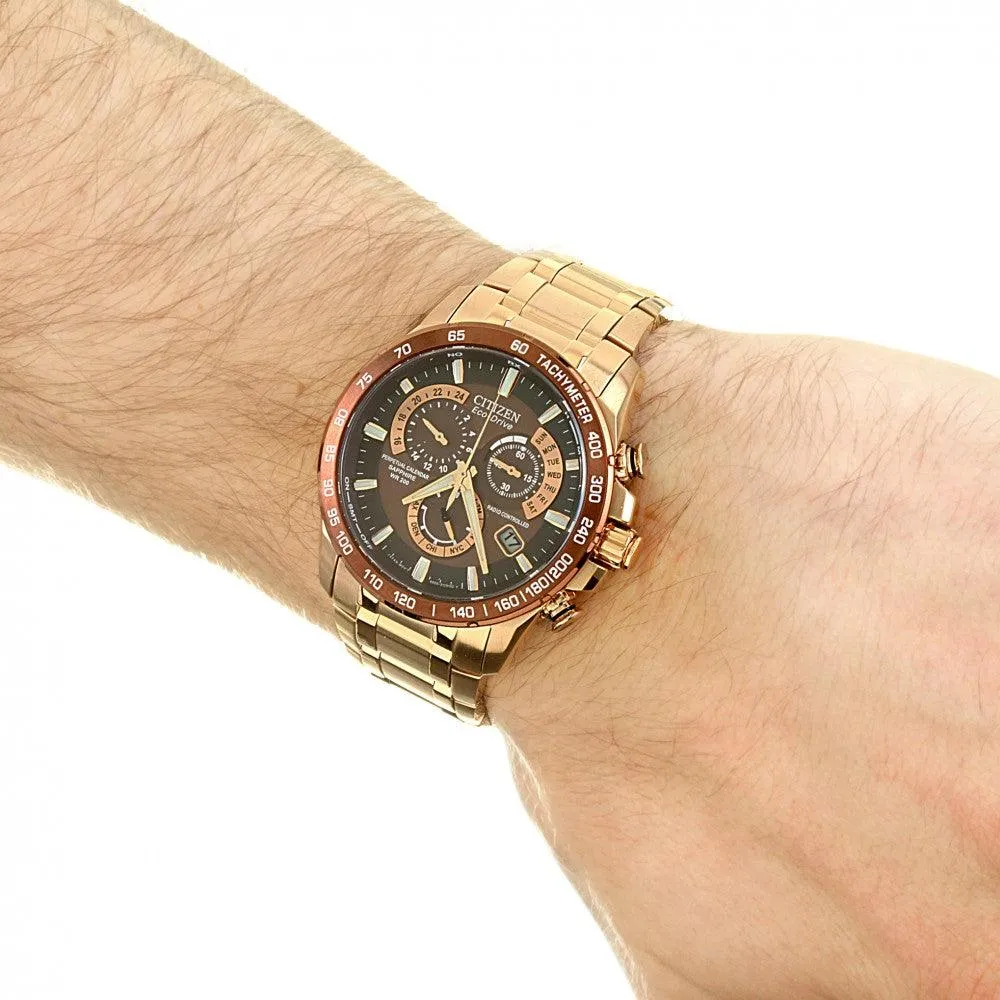 Citizen Eco Drive Perpetual Chrono A-T Men's Watch AT4106-52X
