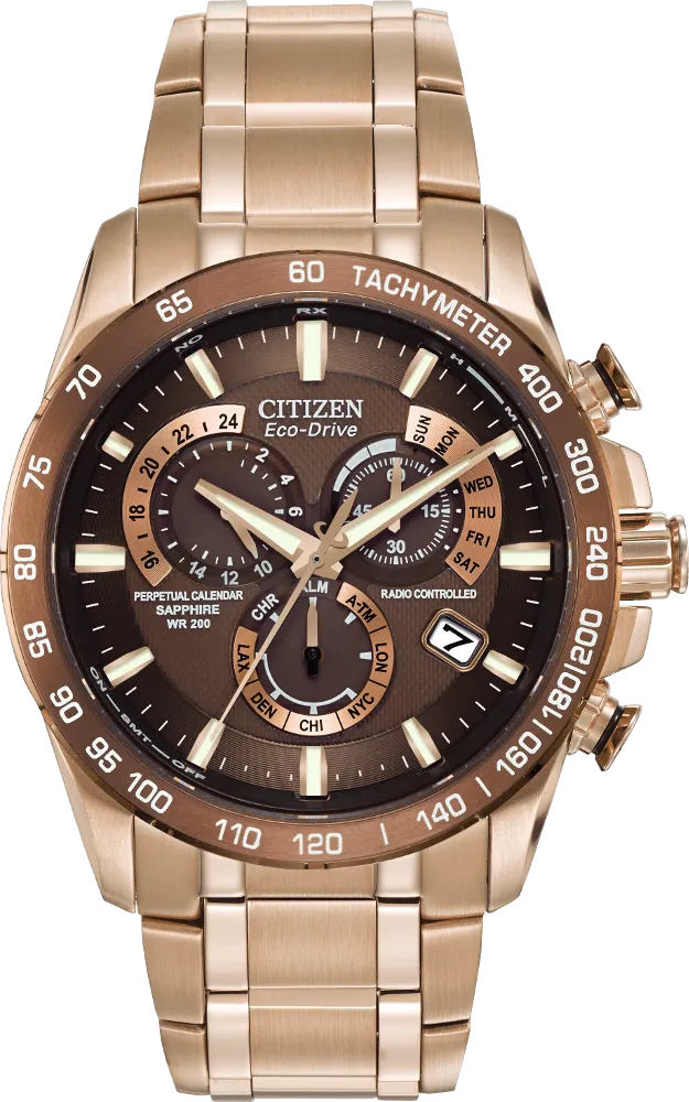 Citizen Eco Drive Perpetual Chrono A-T Men's Watch AT4106-52X