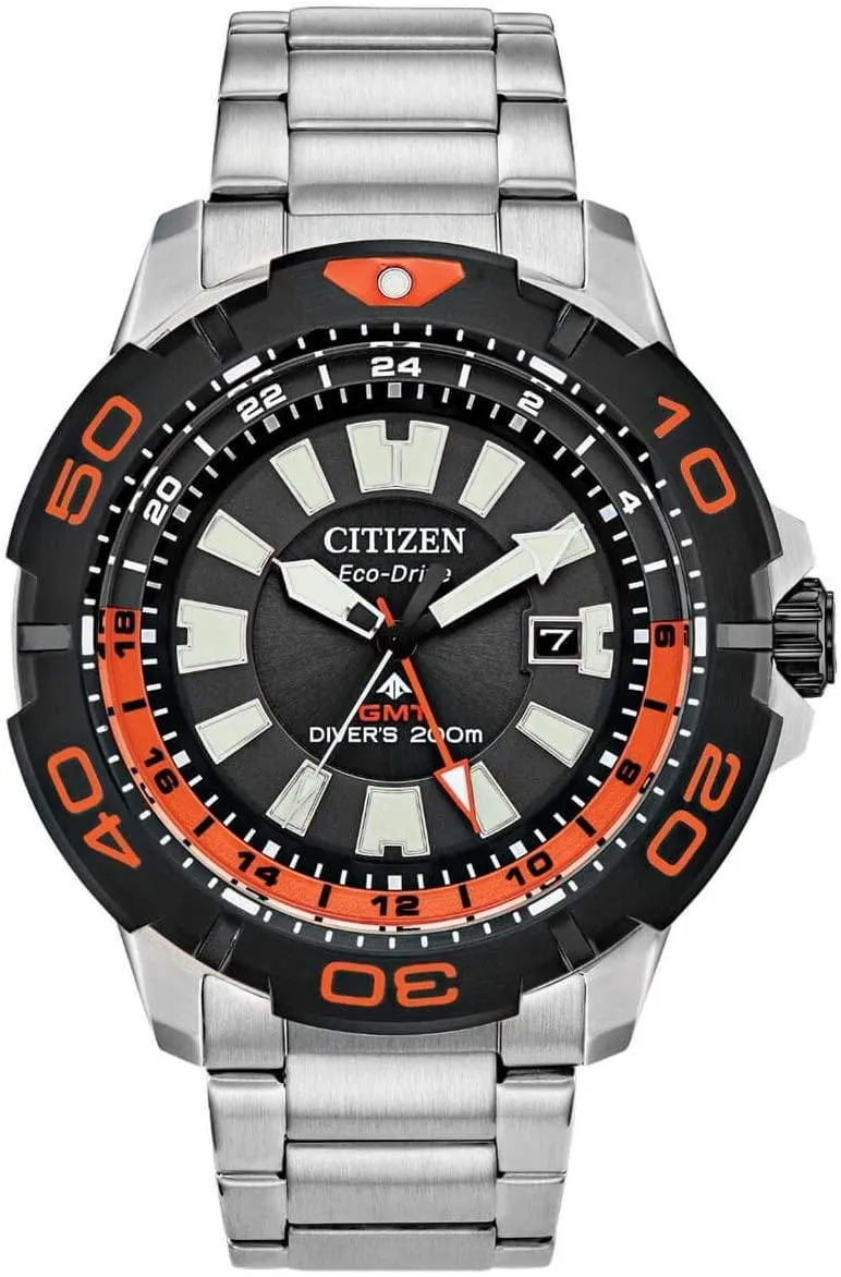 Citizen Eco Drive Promaster Diver Gmt Men's Watch BJ7129-56E