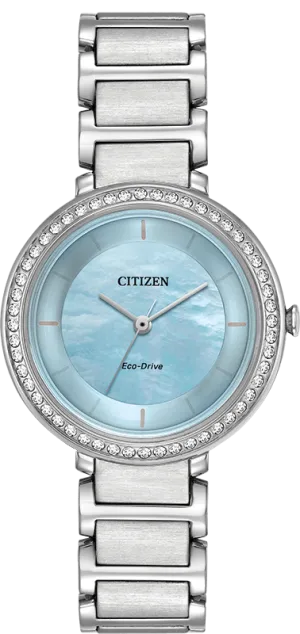 Citizen Eco Drive Silhouette Crystal Women's Watch EM0480-52N