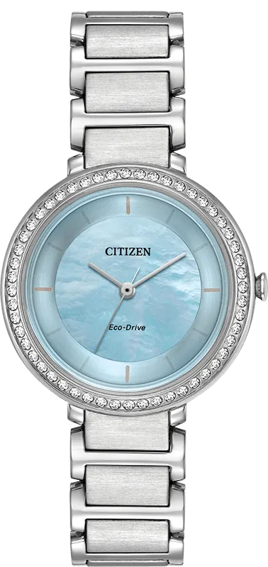 Citizen Eco Drive Silhouette Crystal Women's Watch EM0480-52N