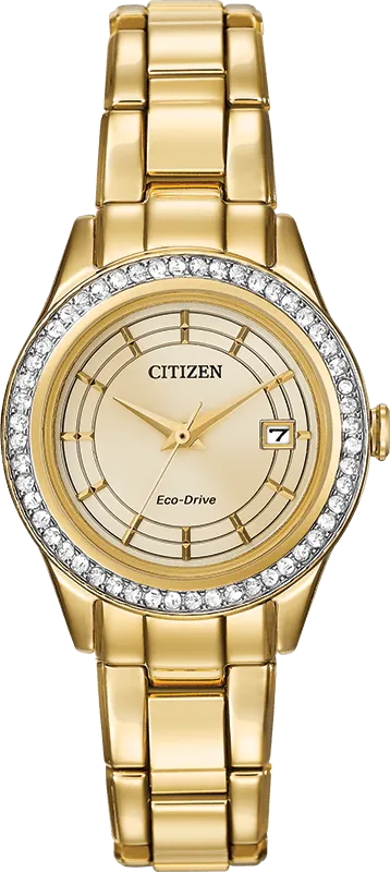 Citizen Eco Drive Silhouette Crystal Women's Watch FE1122-53P