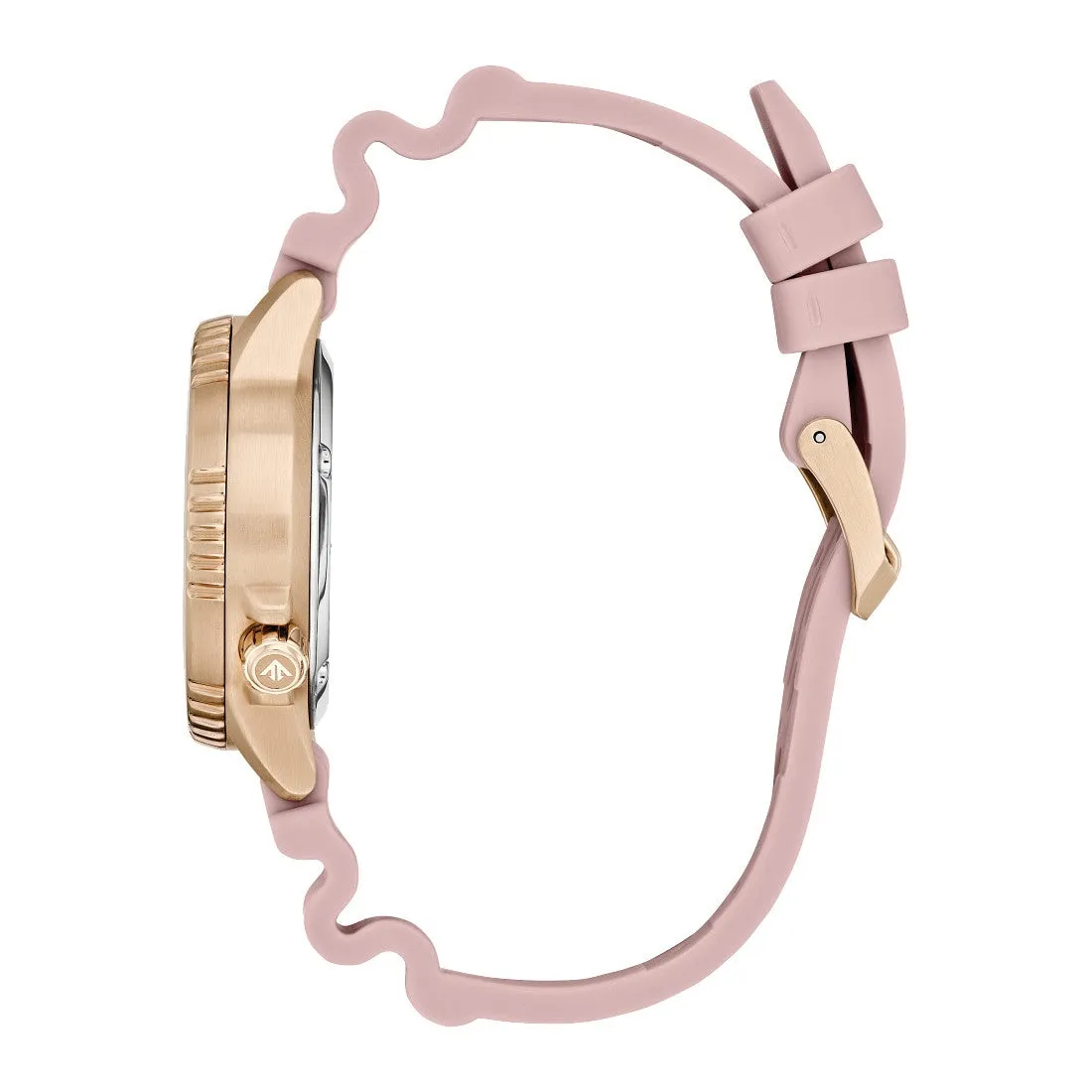 Citizen Promaster Dive Ladies Eco Drive Rose Tone Pink Rubber Strap Watch