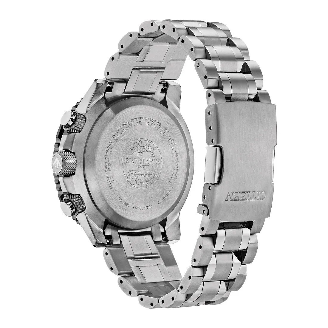 Citizen Promaster Skyhawk A-T Mens Eco Drive Chronograph Super Titanium Watch