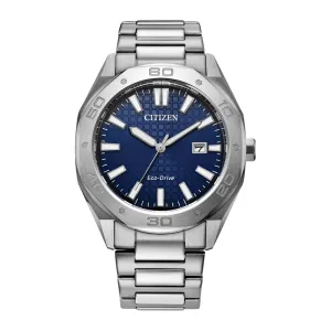 Citizen Weekender Mens Eco Drive Blue Dial Watch
