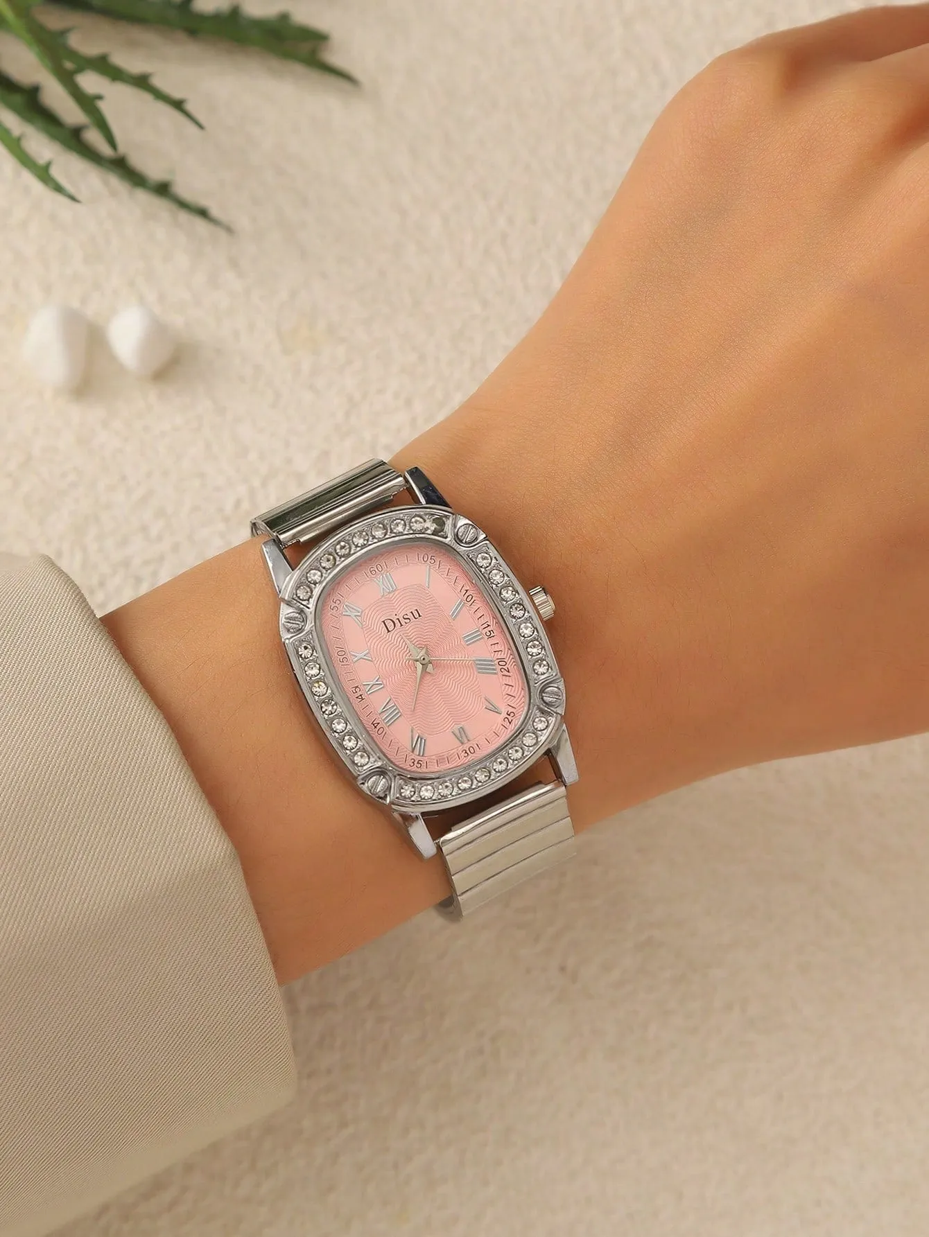 Classic Diamond Quartz Watch