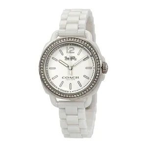 COACH Tatum White Dial White Ceramic Ladies Watch 14502601