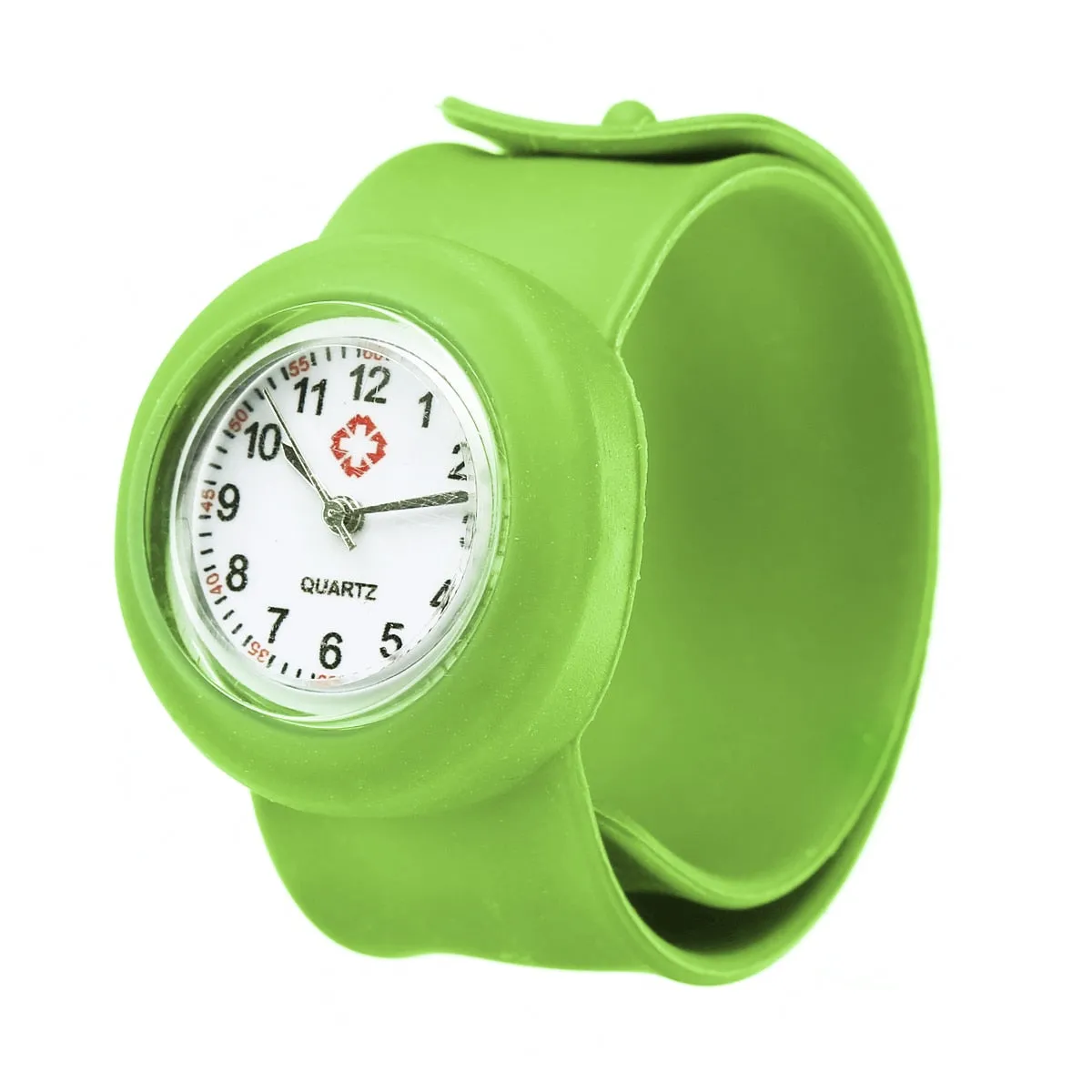 Colored Silicone Slap-On Nurse Quartz Watch Quartz For Girl And Boy Kids.