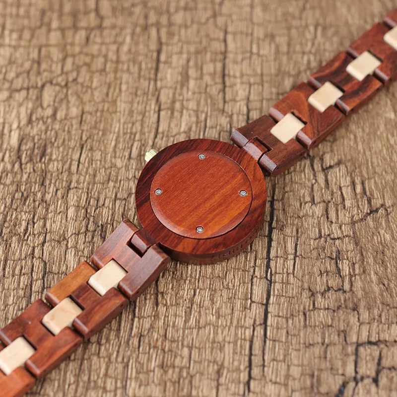 Colorful Wooden Watches for Women   Wood Gift Box