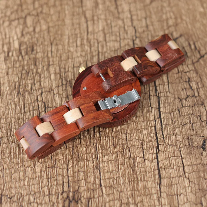 Colorful Wooden Watches for Women   Wood Gift Box