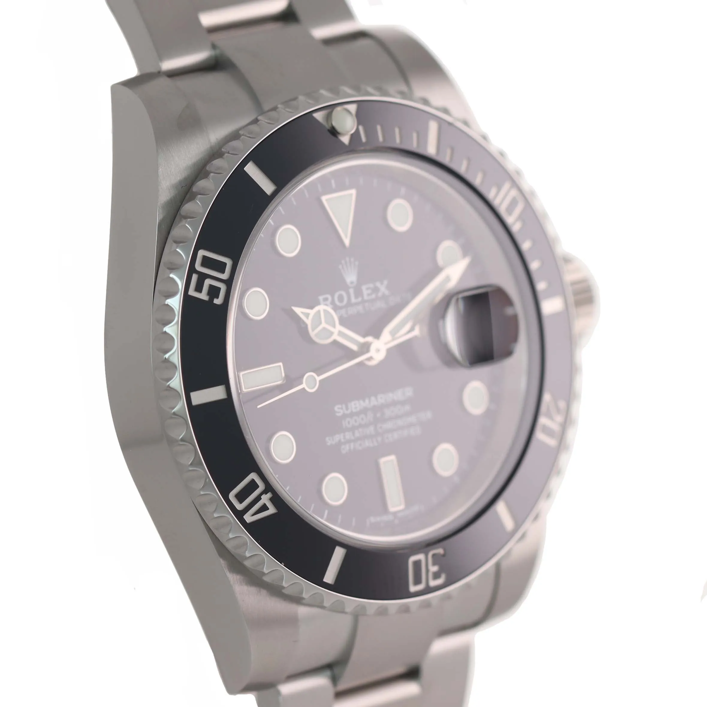 Copy of 2015 PAPERS Mint Rolex Submariner Date 116610 Steel Black Ceramic Watch Box