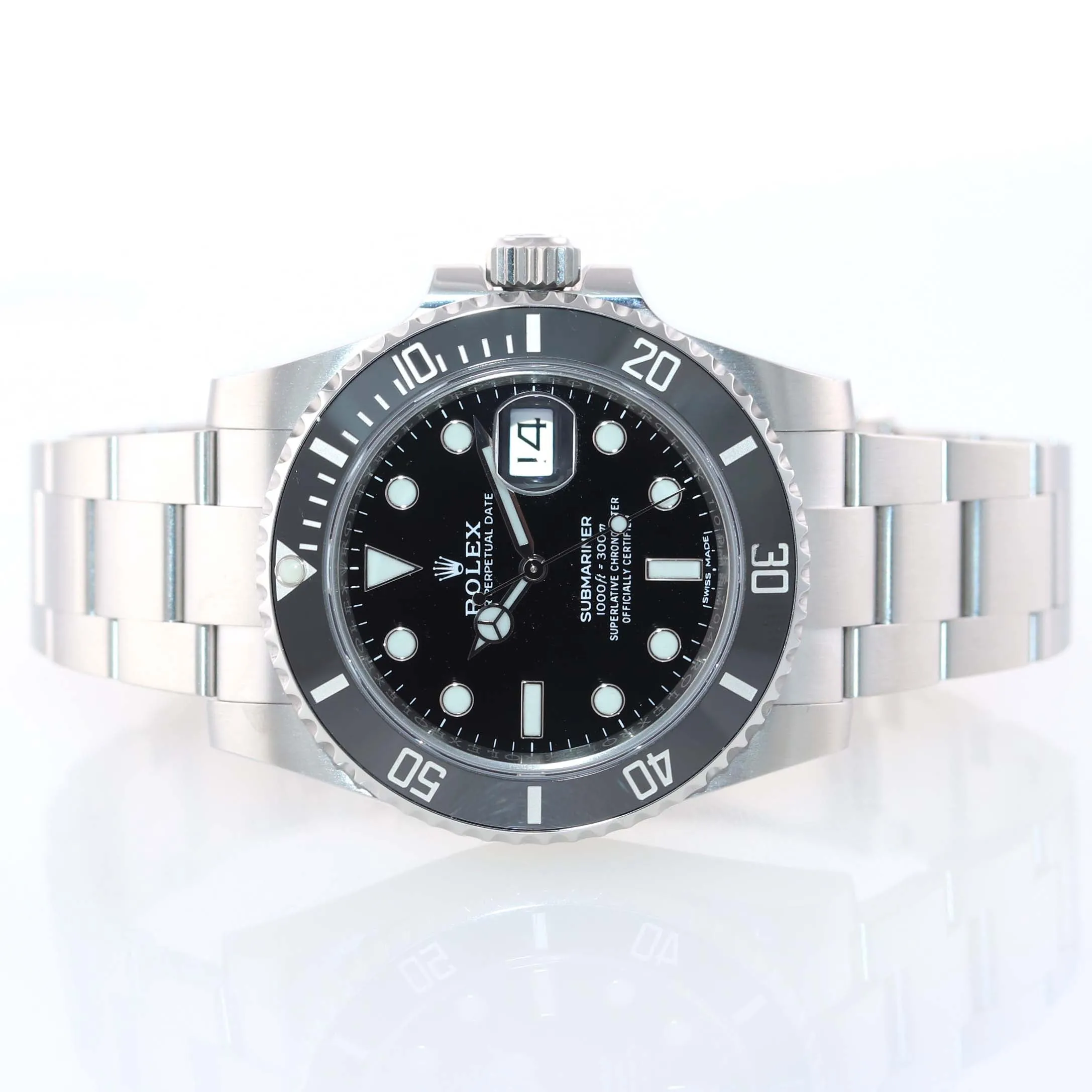 Copy of 2015 PAPERS Mint Rolex Submariner Date 116610 Steel Black Ceramic Watch Box