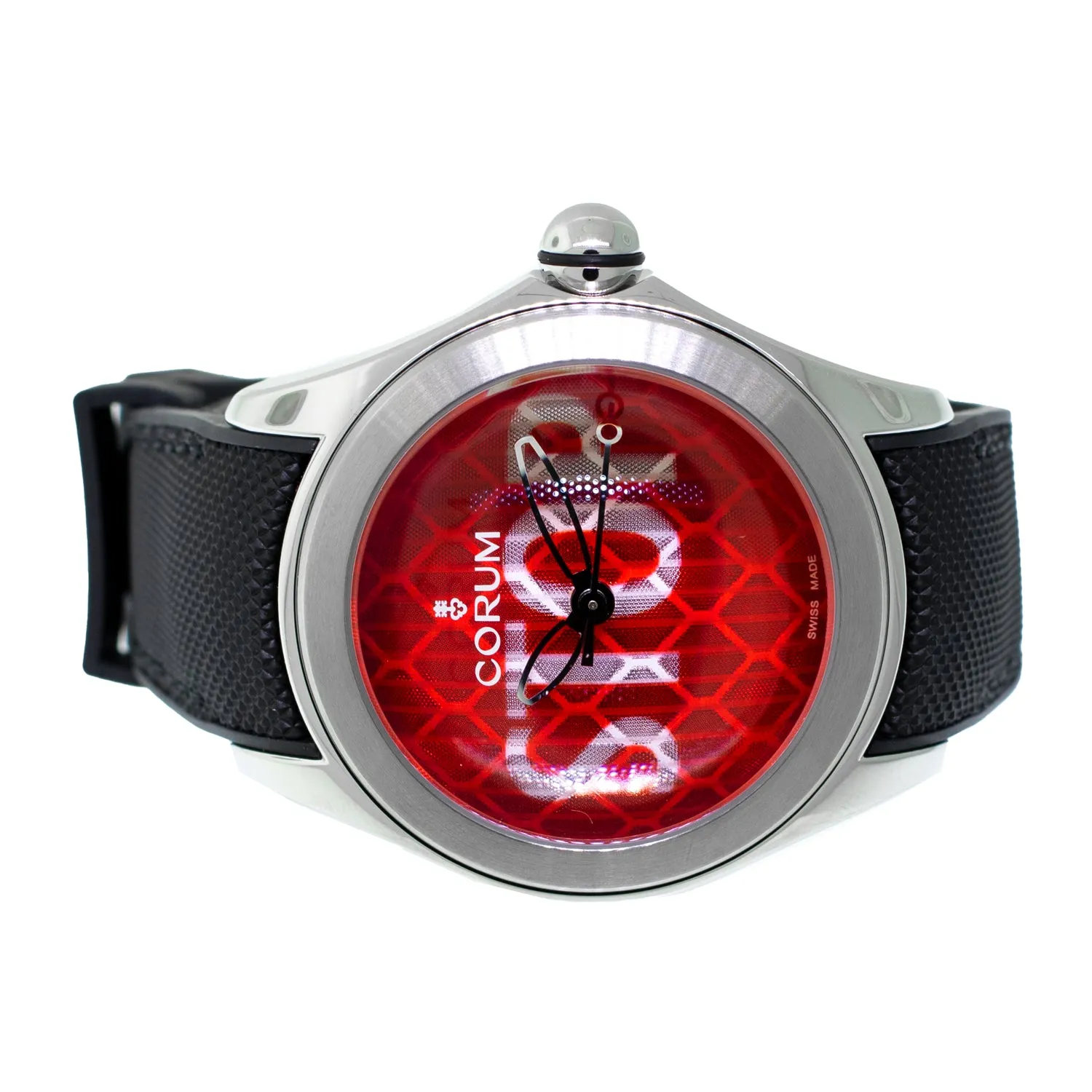Corum Bubble 42mm Red STOP Dial L082/03232 Limited Edition