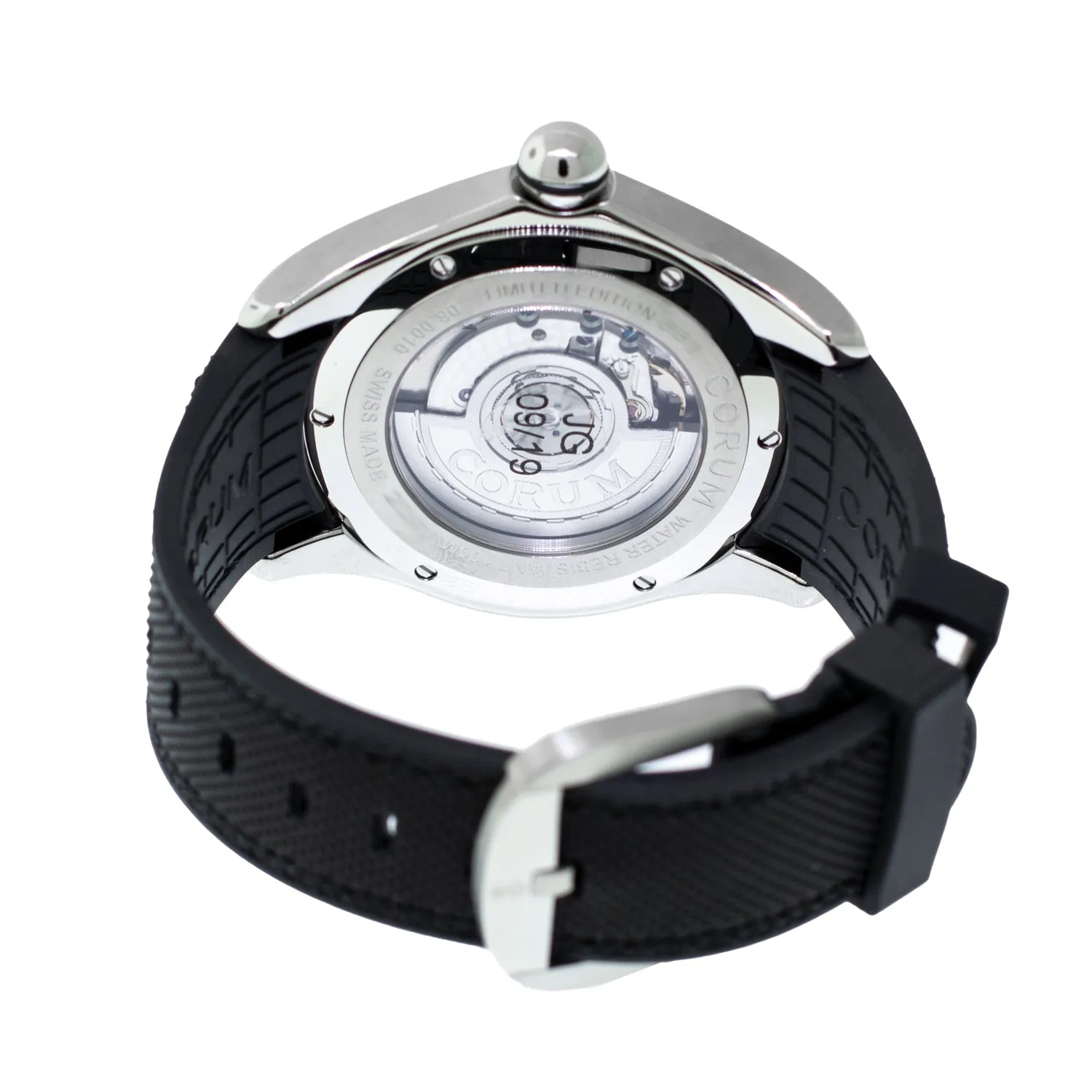 Corum Bubble 42mm Red STOP Dial L082/03232 Limited Edition