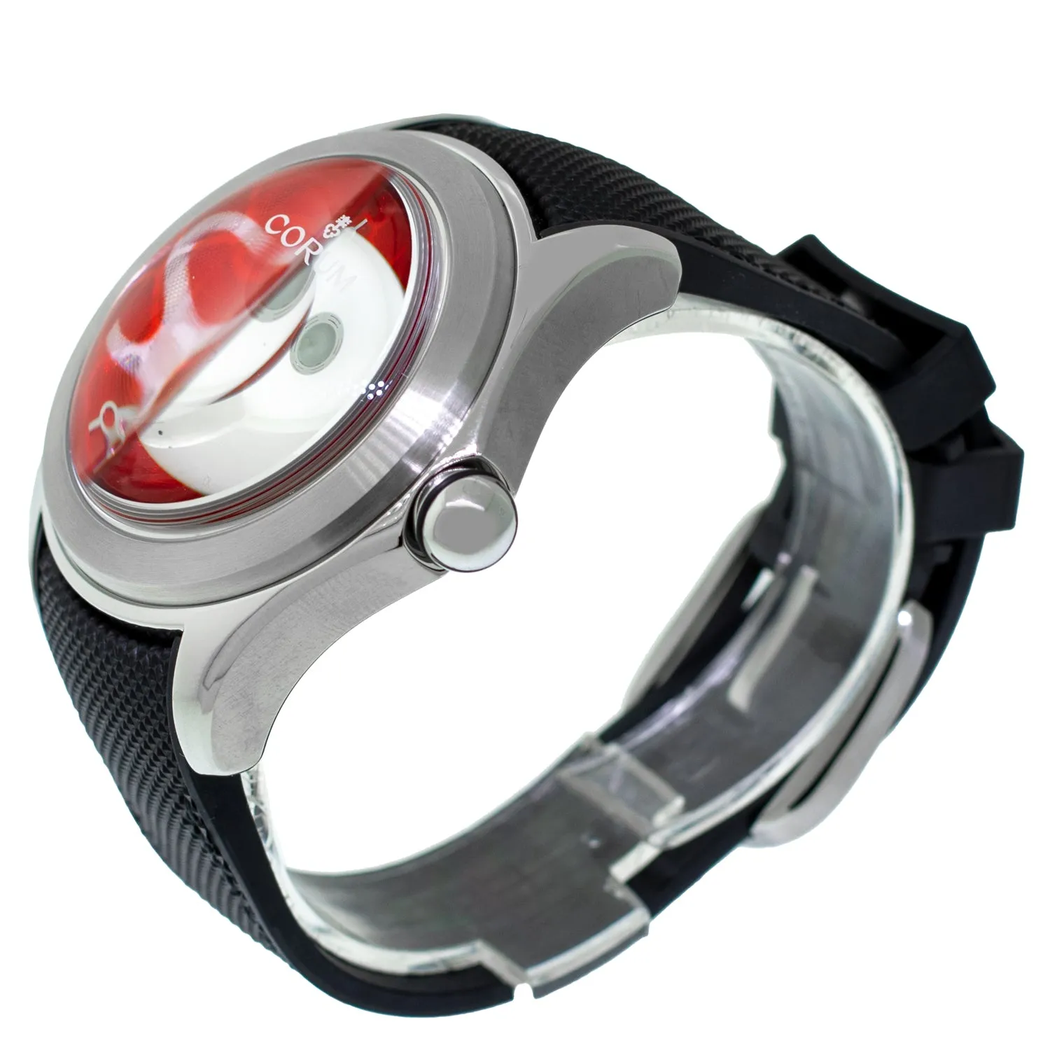 Corum Bubble 42mm Red STOP Dial L082/03232 Limited Edition