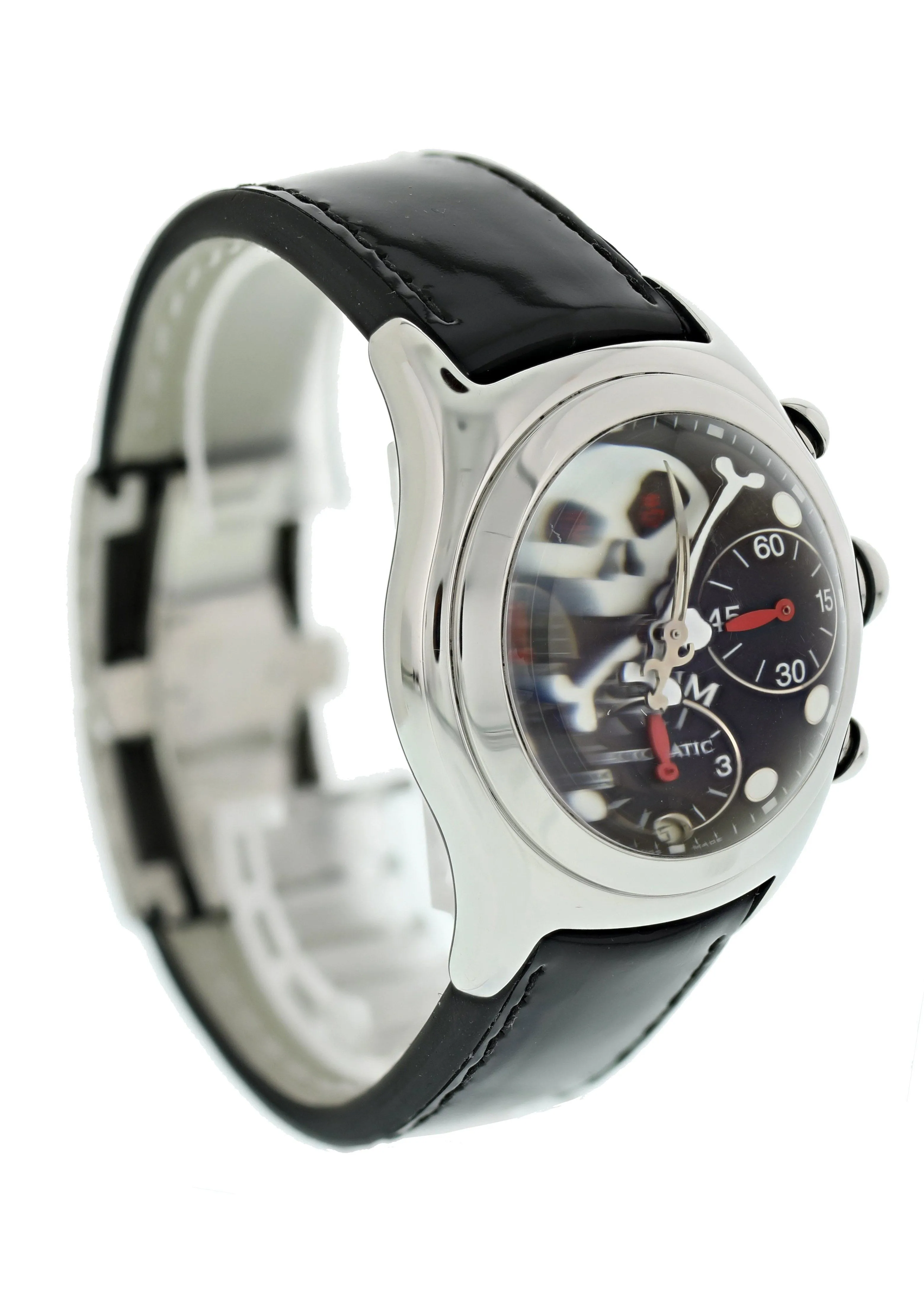 Corum Bubble â€œJolly Rogerâ€ Chronograph  285.140.20 Limited Edition Mens Watch