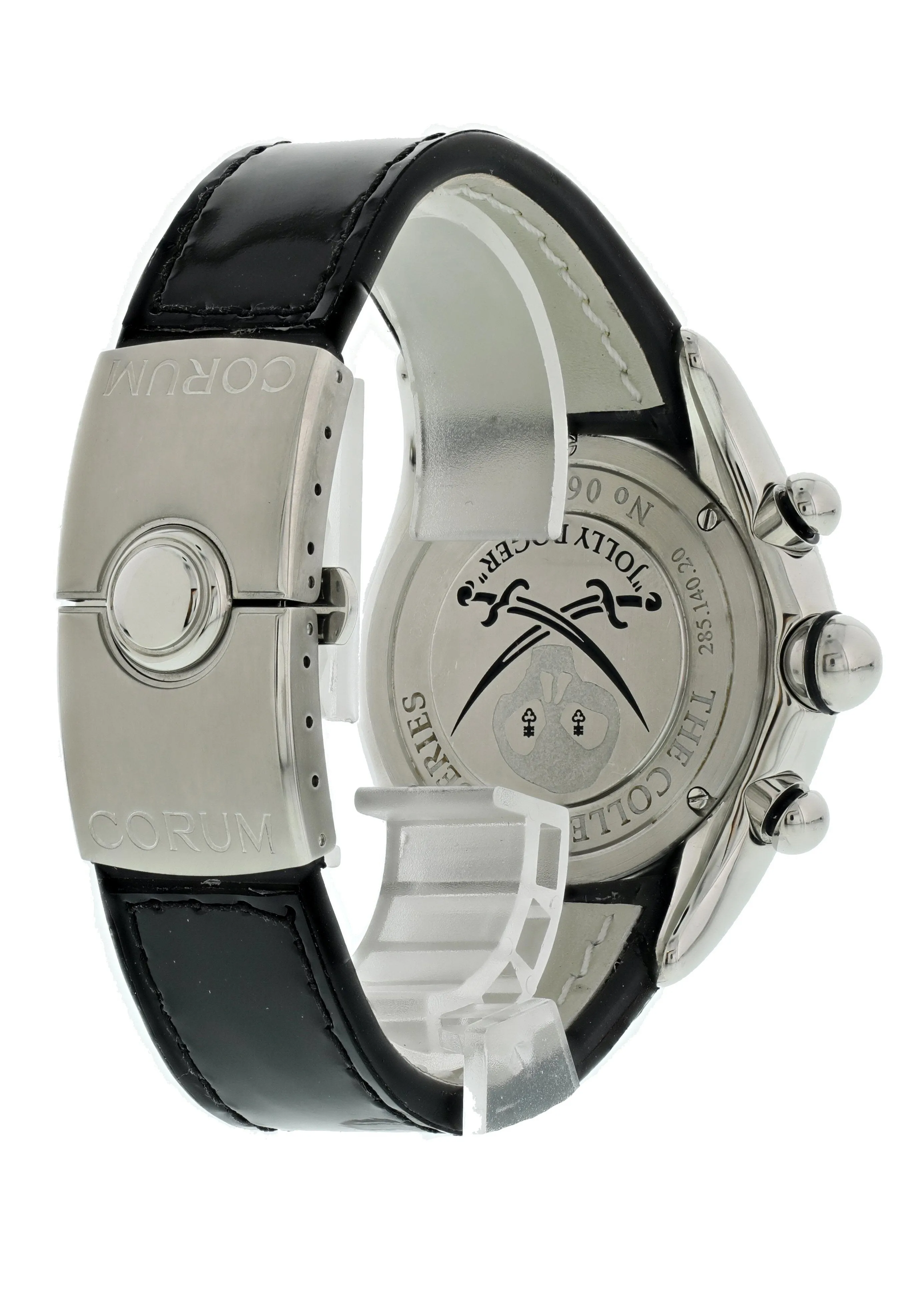 Corum Bubble â€œJolly Rogerâ€ Chronograph  285.140.20 Limited Edition Mens Watch