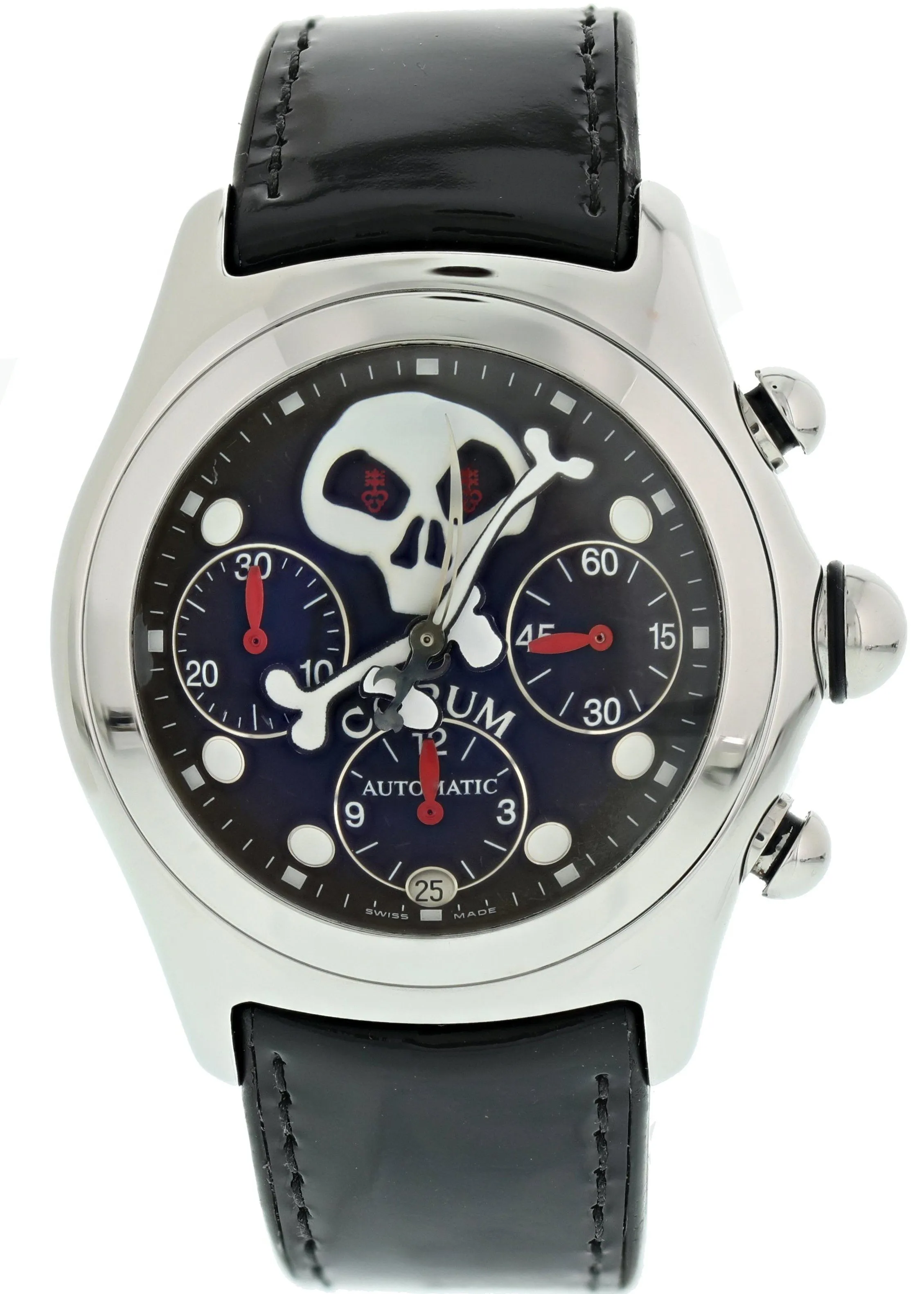 Corum Bubble â€œJolly Rogerâ€ Chronograph  285.140.20 Limited Edition Mens Watch