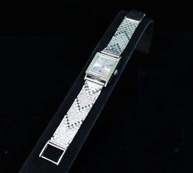 CROTON NIVADA GRENCHEN Ladies White Gold Diamond Wristwatch
