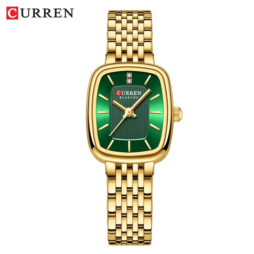 Curren 9093 For Women - Gold Green
