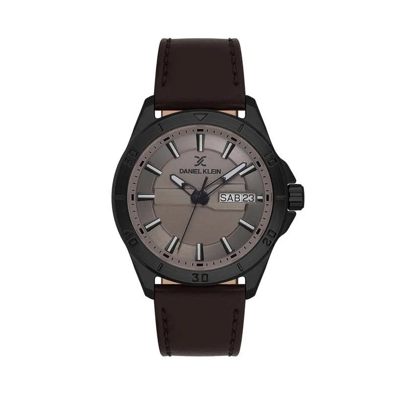 Daniel Klein Premium Men's Analog Watch Brown Genuine Leather  DK.1.13975