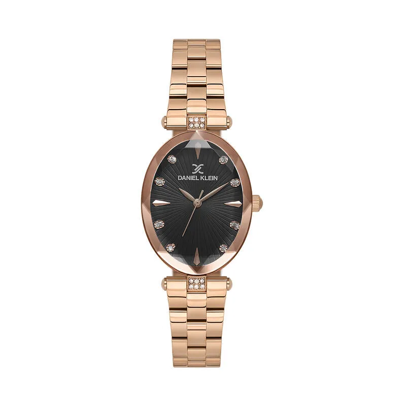 Daniel Klein Premium Women's Analog Watch Rose Gold Stainless Steel  DK.1.13954