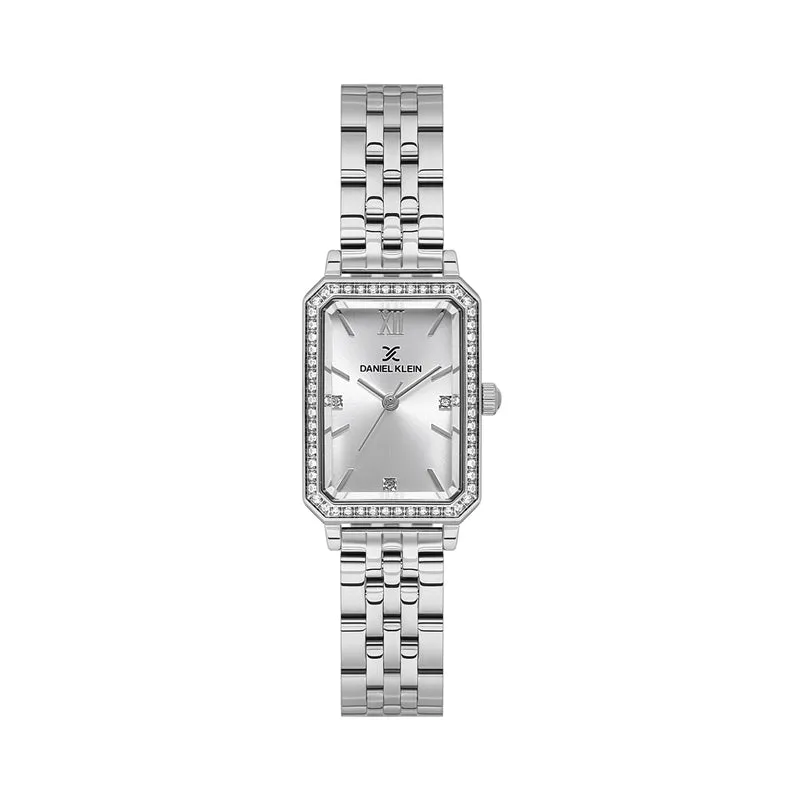 Daniel Klein Premium Women's Analog Watch Silver Stainless Steel  DK.1.13970