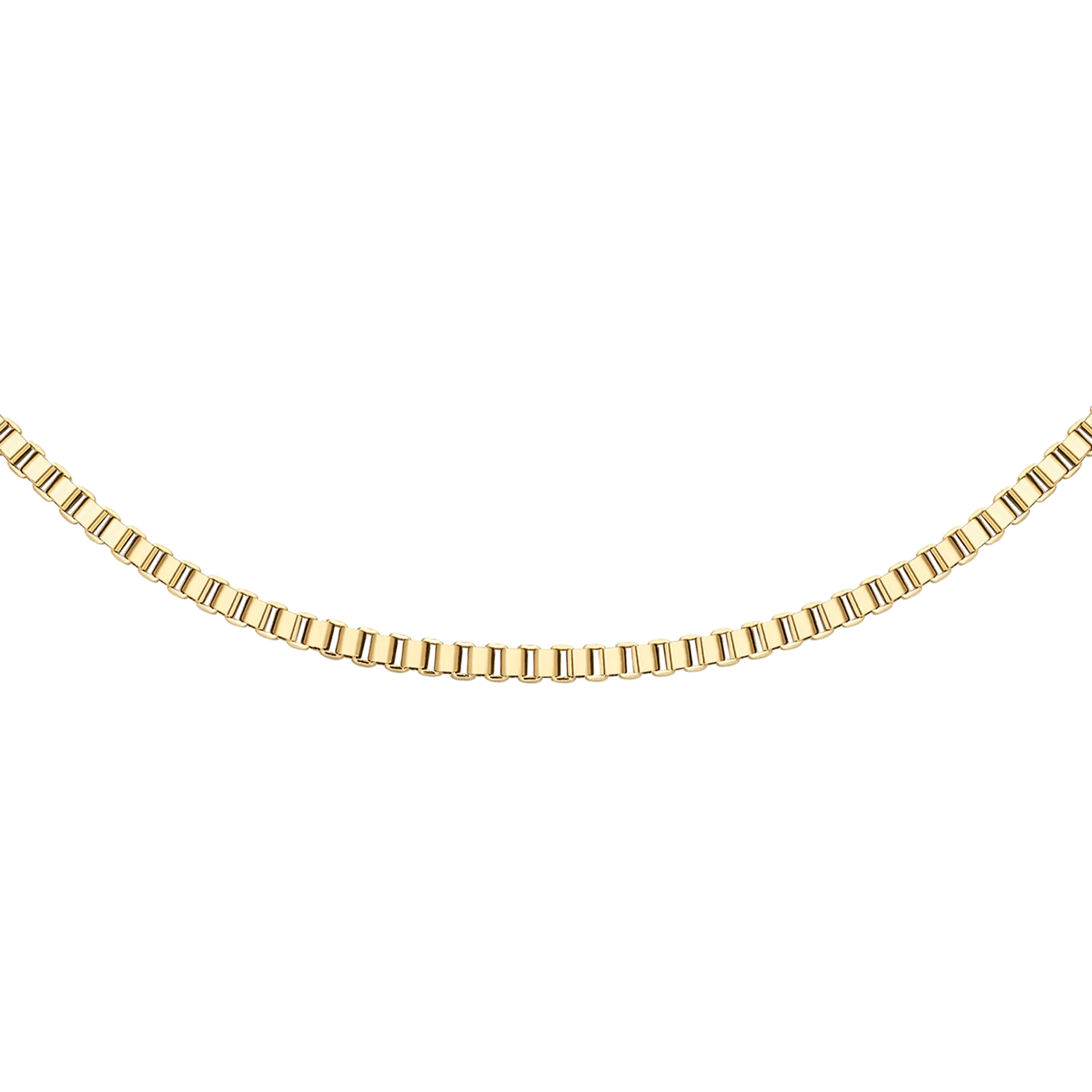 Daniel Wellington Elan Box Chain Necklace Long Gold