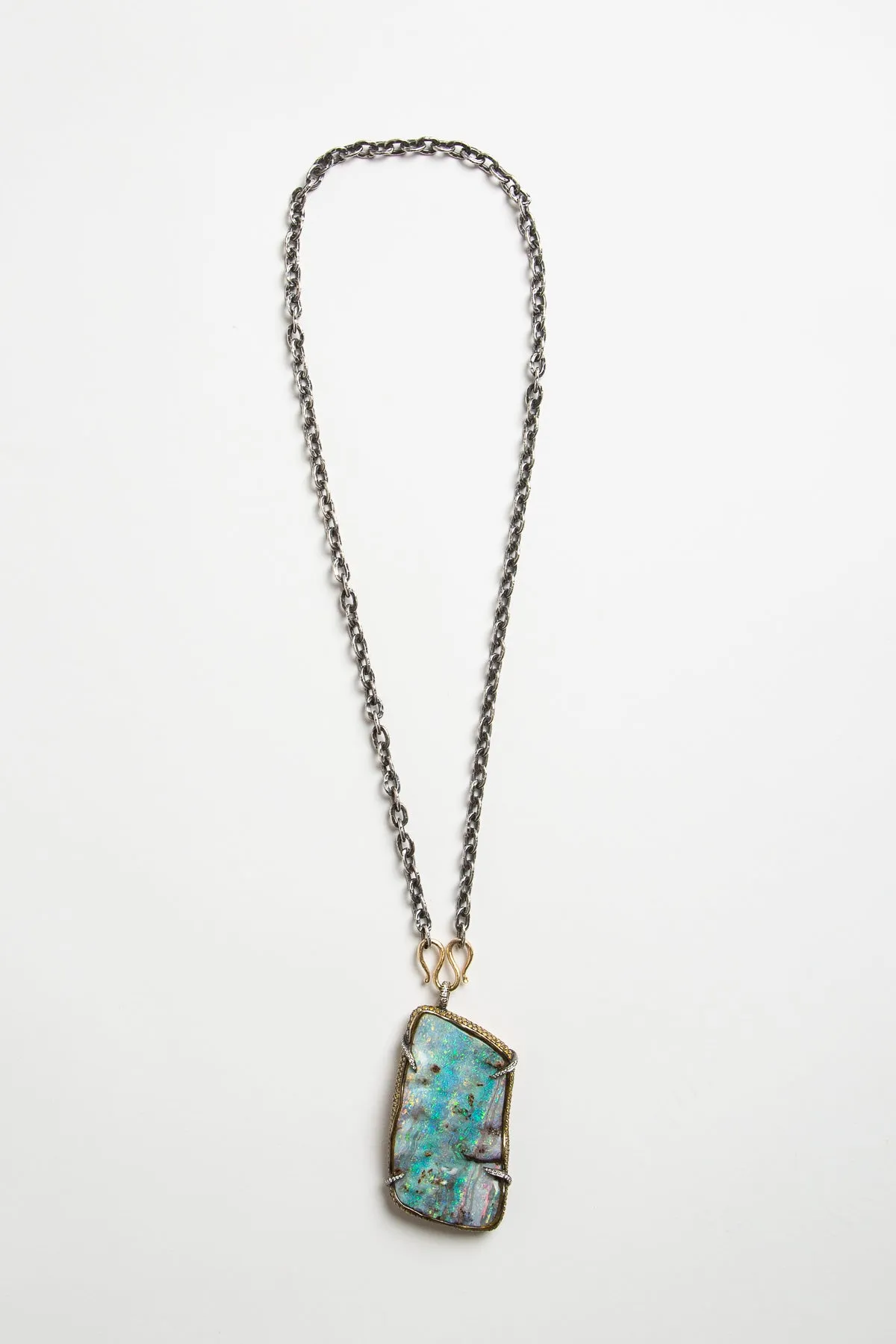 DEANNA HAMRO | BOULDER OPAL PENDANT NECKLACE