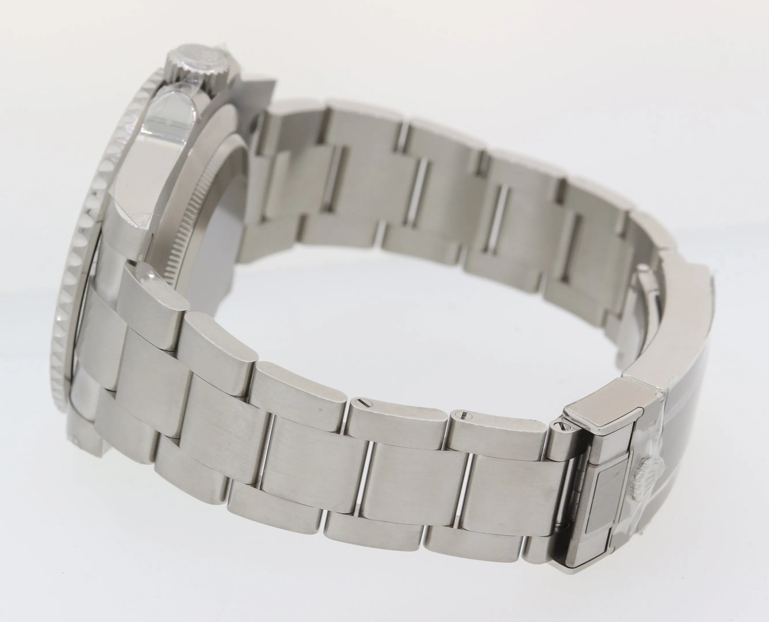 DEC 2019 NEW STICKERS Rolex Submariner No Date 114060 Steel Black Ceramic Watch