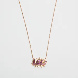 DIANE KORDAS | LOL DIAMOND SAPPHIRE NECKLACE