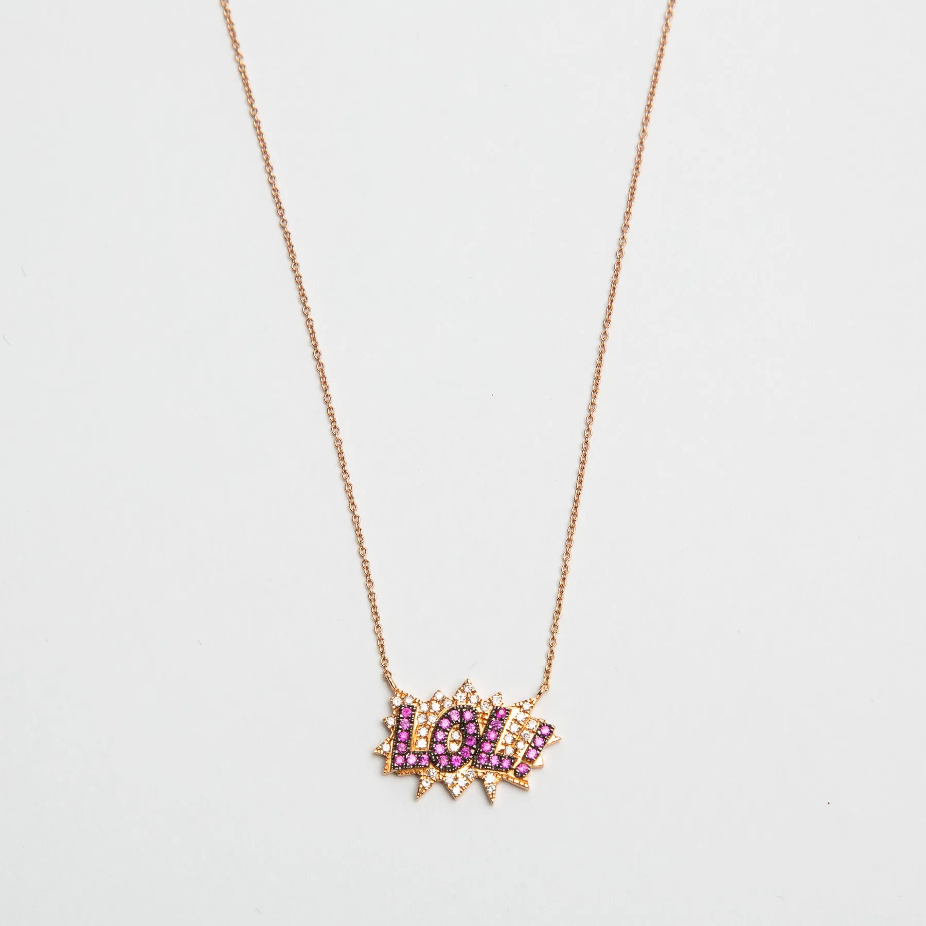 DIANE KORDAS | LOL DIAMOND SAPPHIRE NECKLACE