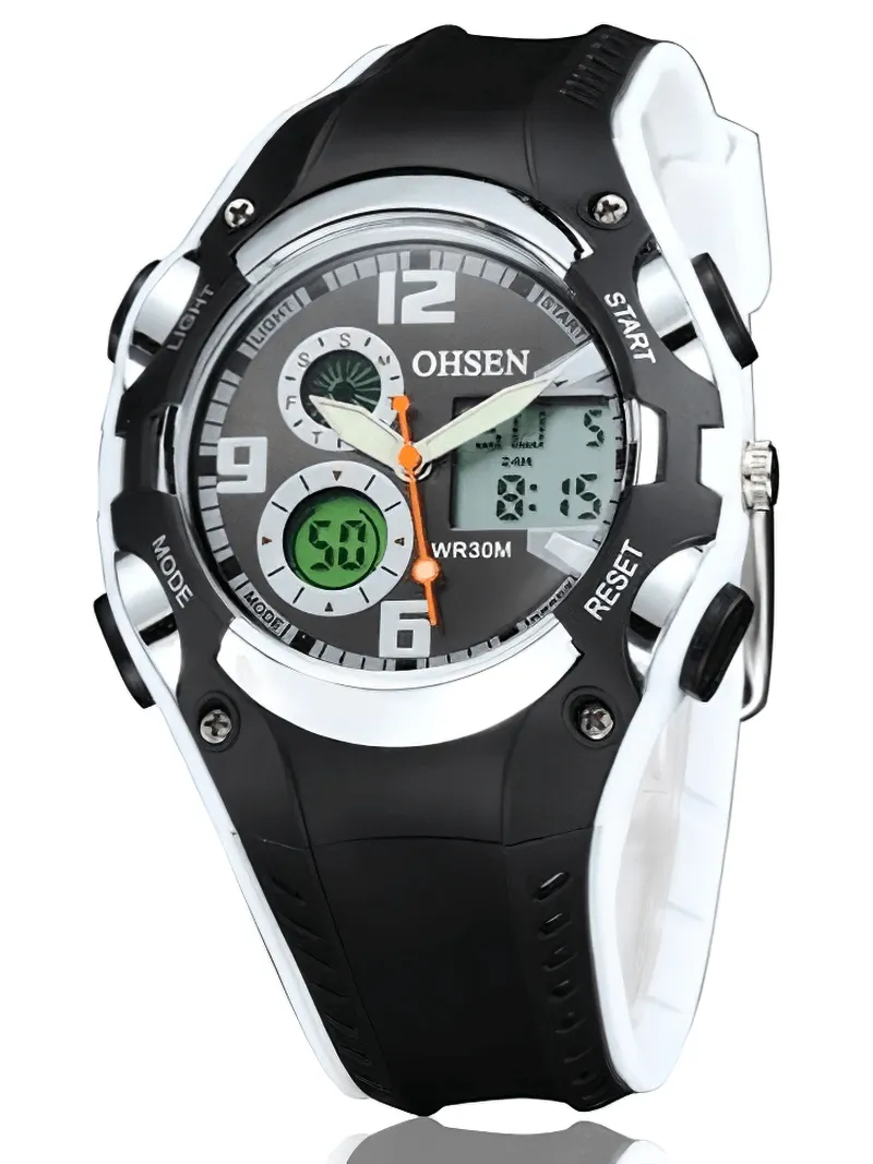 Digital Quartz Unisex Wristwatch with Fashion Silicone Band - SF0436