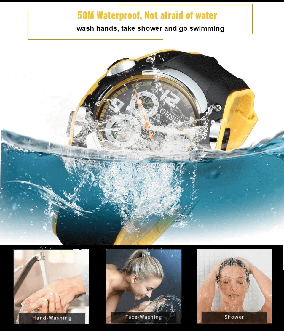 Digital Quartz Unisex Wristwatch with Fashion Silicone Band - SF0436