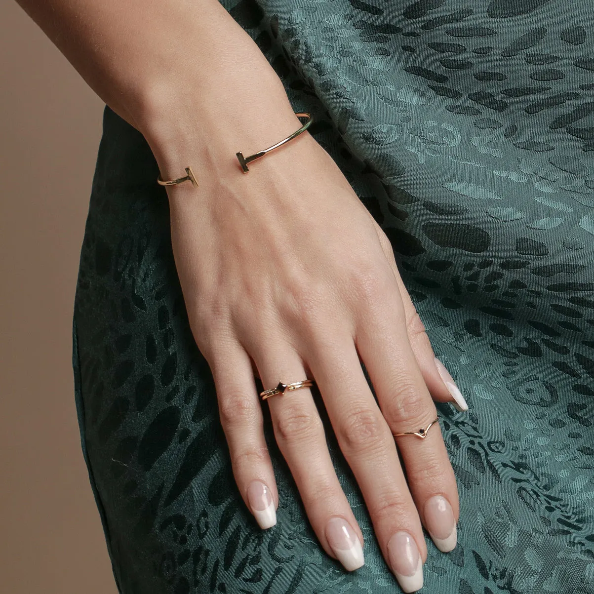 Double Bar Thin Cuff