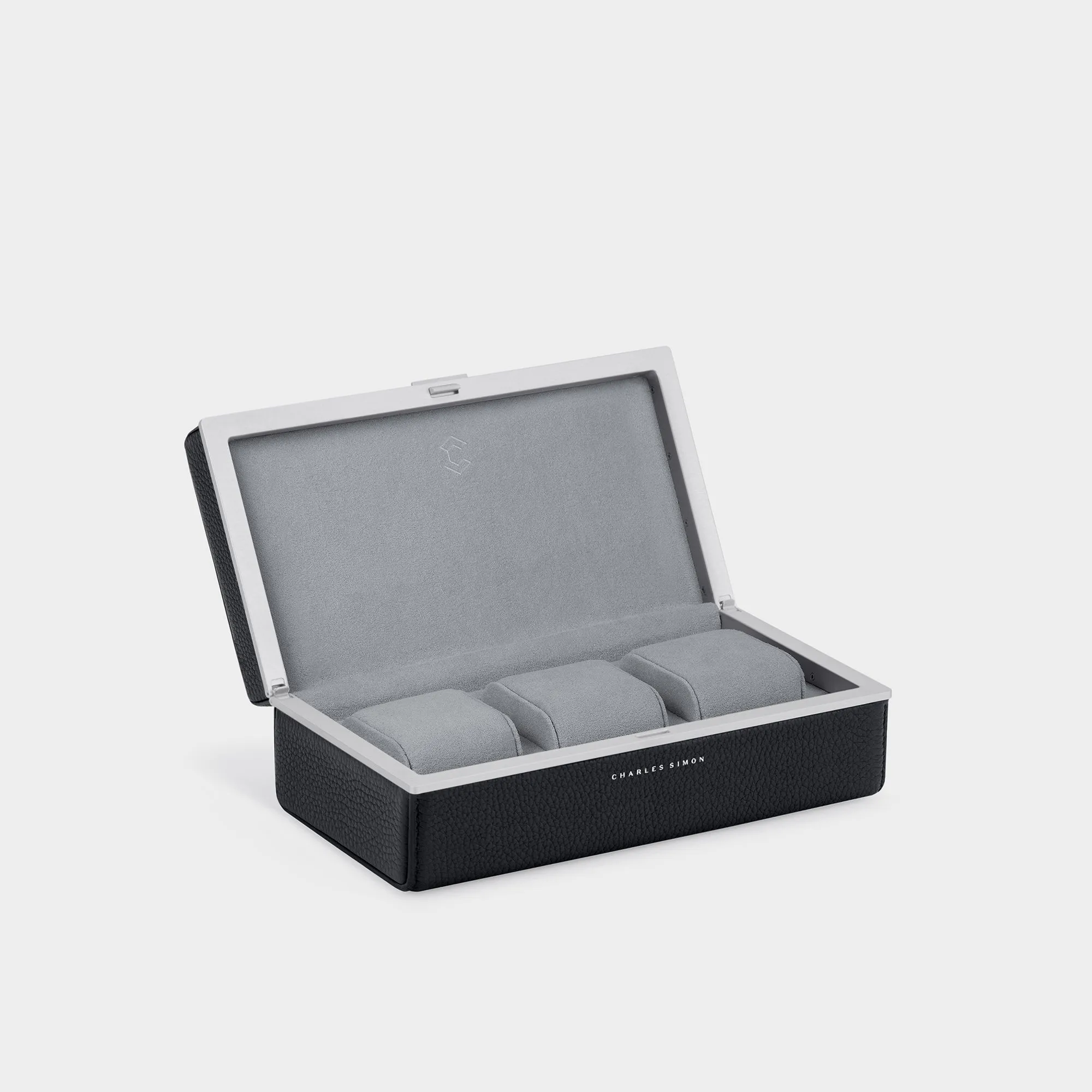 EATON 3 WATCH CASE - BLACK / GREY