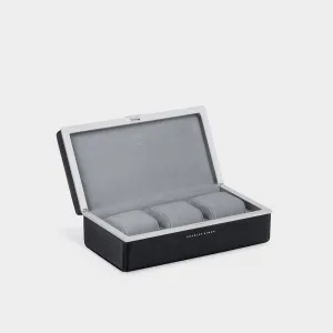 EATON 3 WATCH CASE - BLACK / GREY