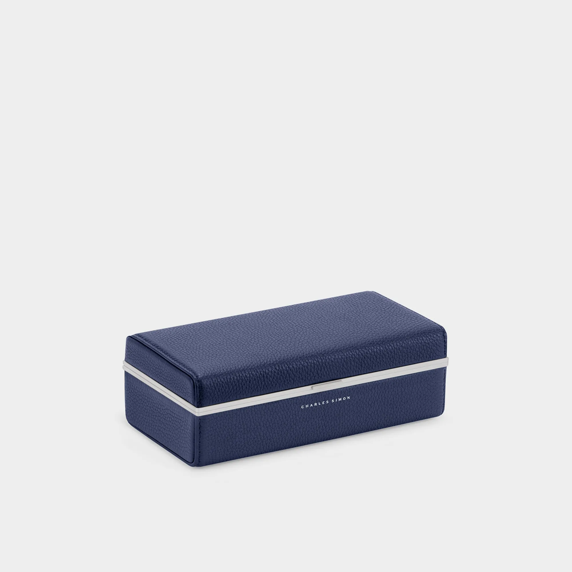EATON 3 WATCH CASE - SAPPHIRE / GREY