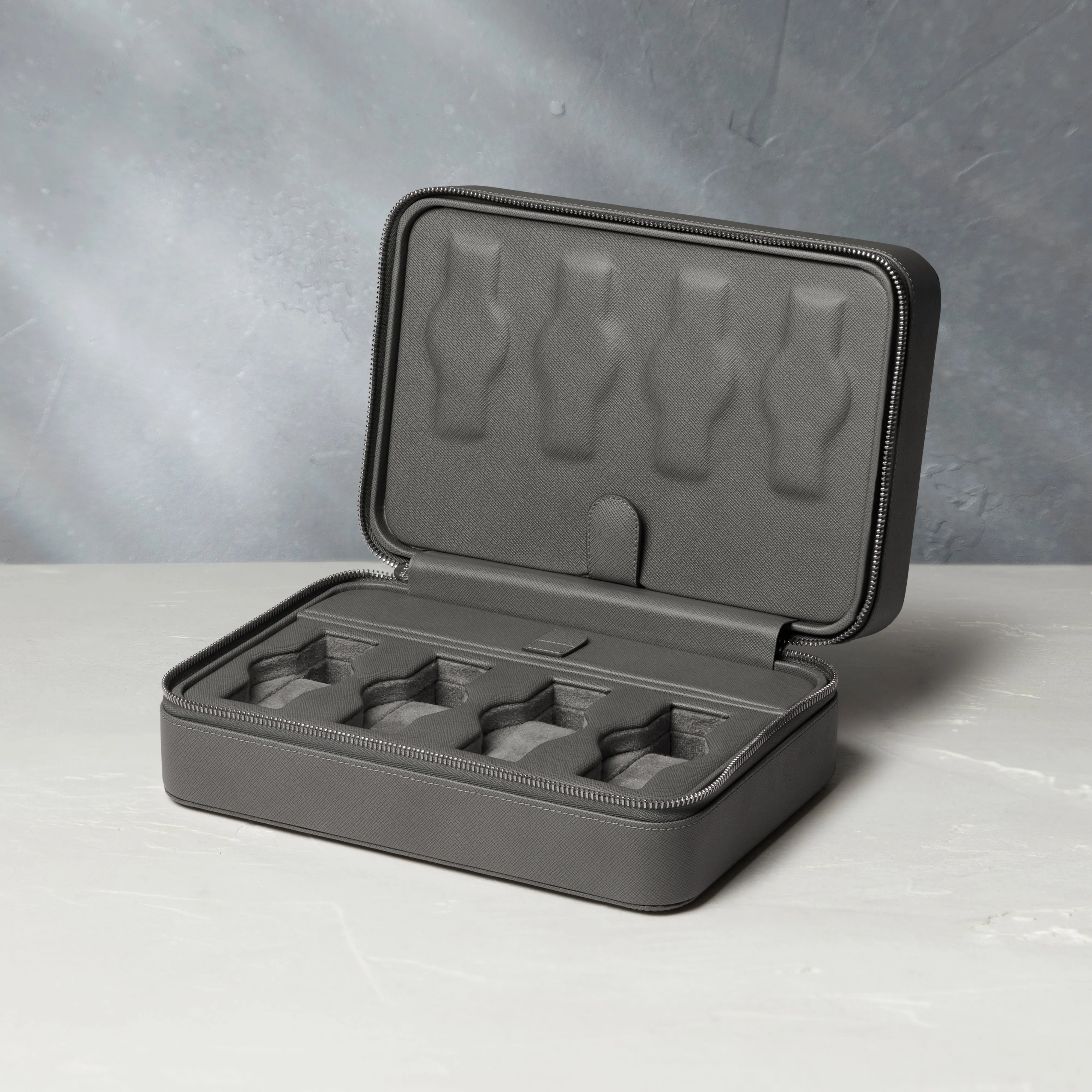 eight-watch box, saffiano