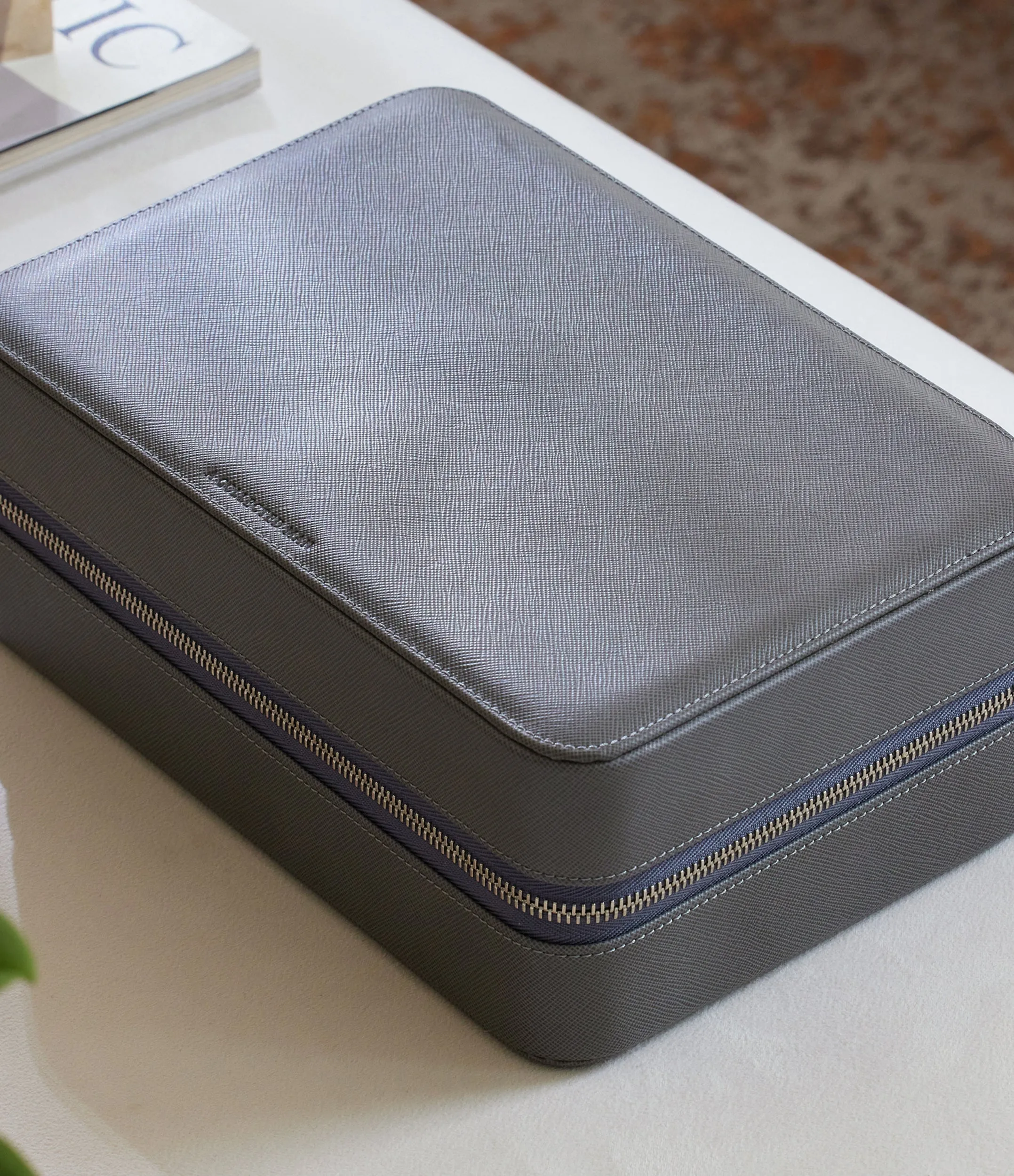 eight-watch box, saffiano