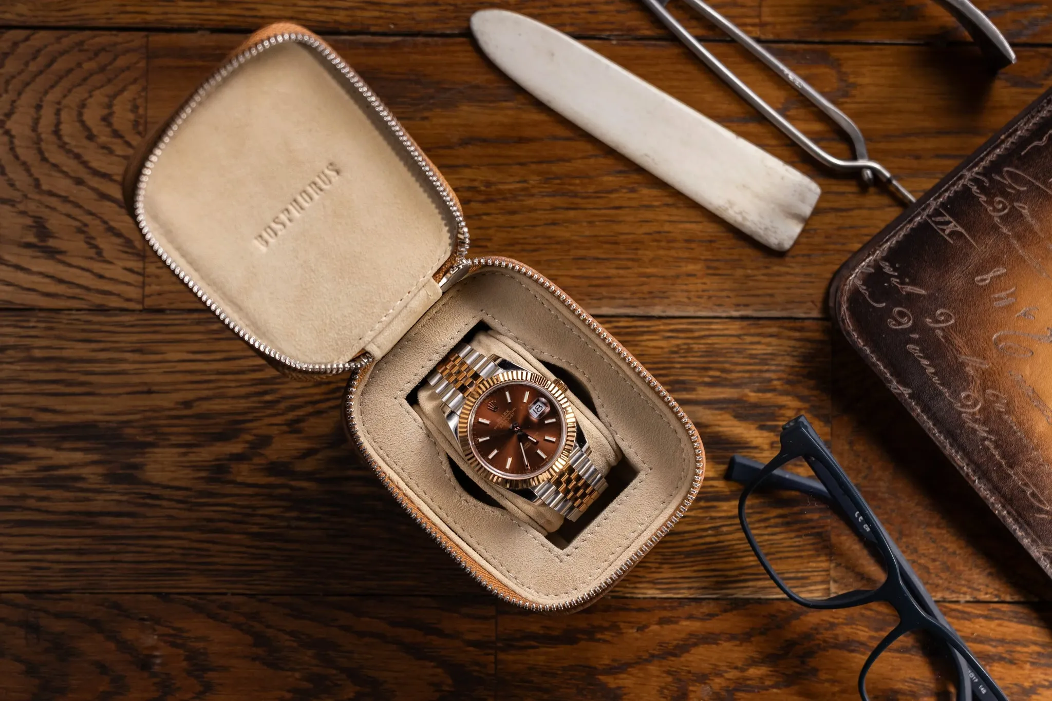 Ephesus Watch Case - Togo Camel