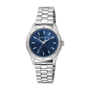 Esprit Koa Ladies Classic Blue Dial & Silver Stainless Steel Watch