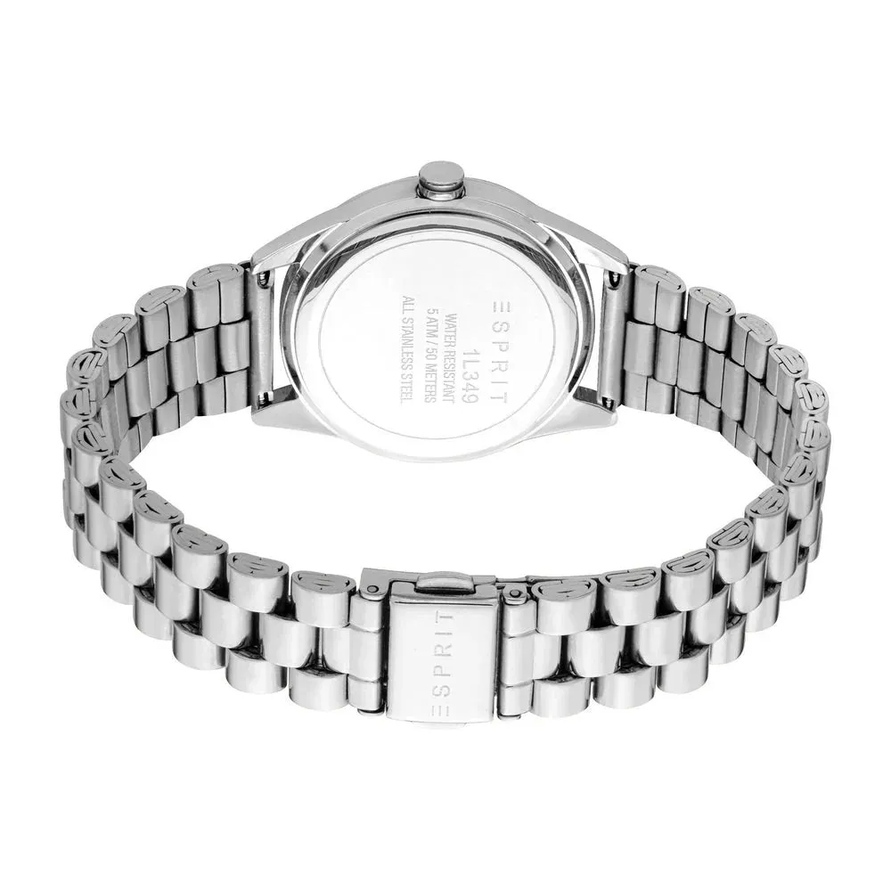 Esprit Koa Ladies Classic Blue Dial & Silver Stainless Steel Watch