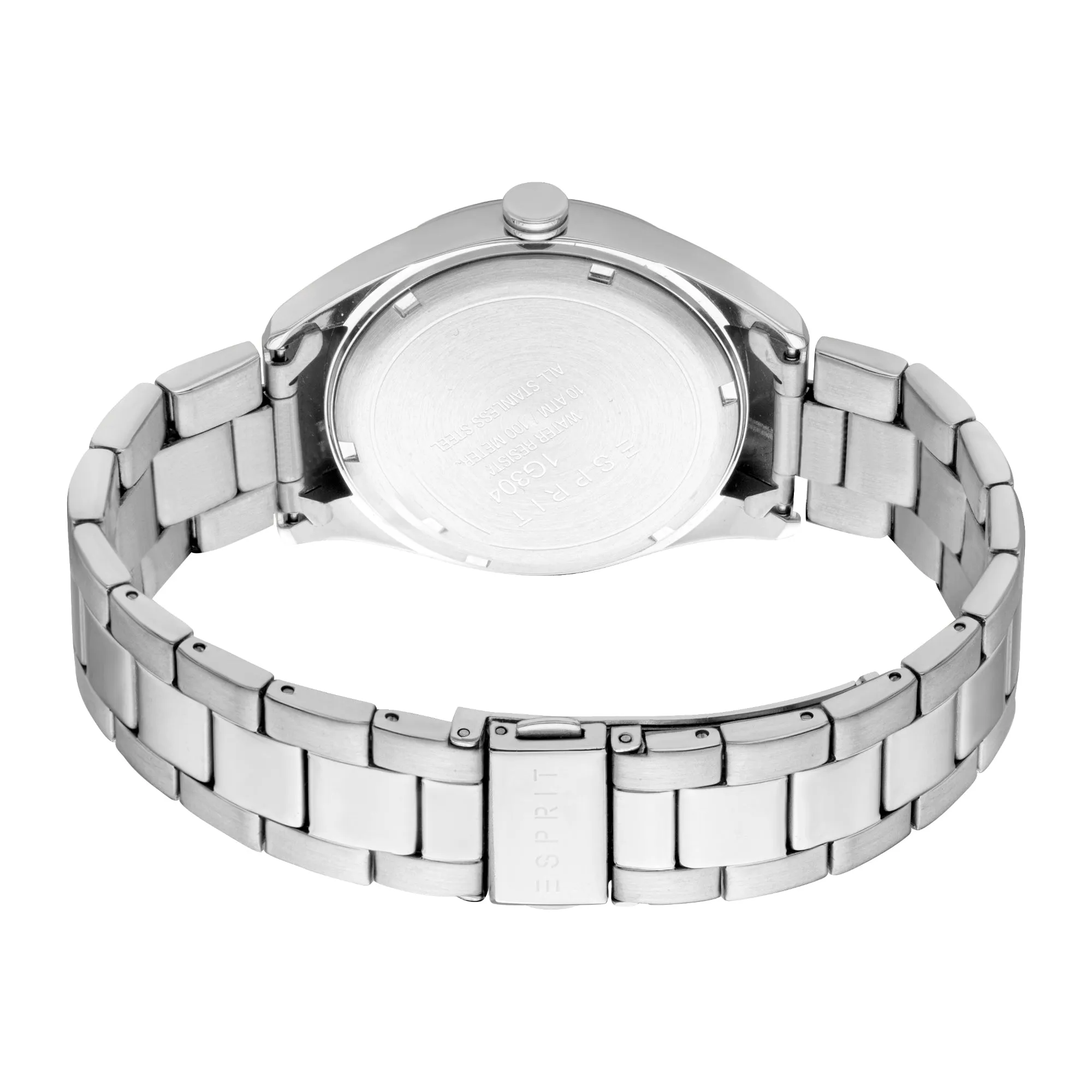 Esprit Men's Yellow Dial Silver Watch