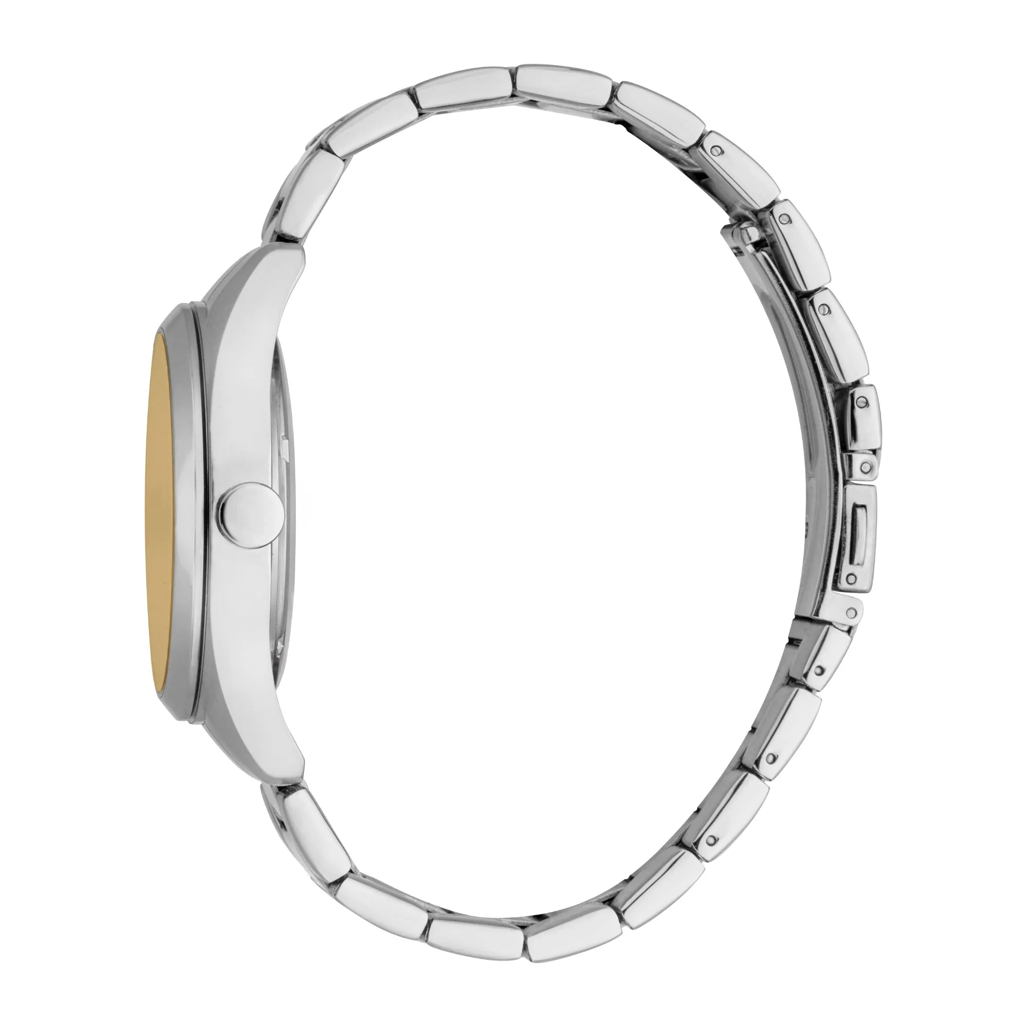 Esprit Men's Yellow Dial Silver Watch